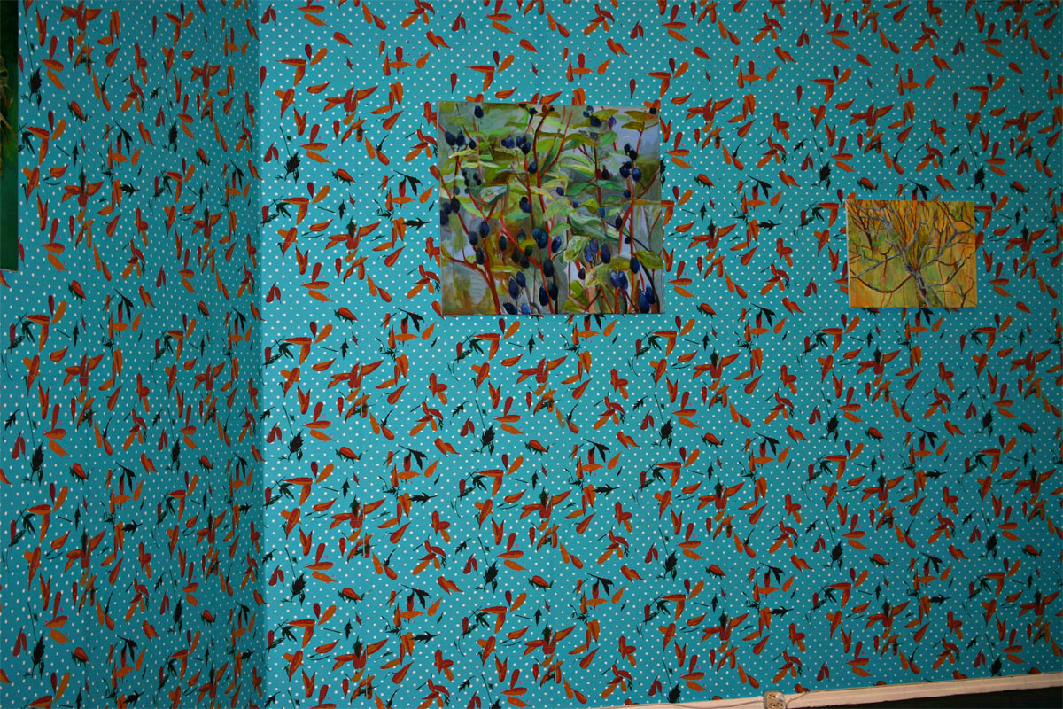 wallpaper and paintings